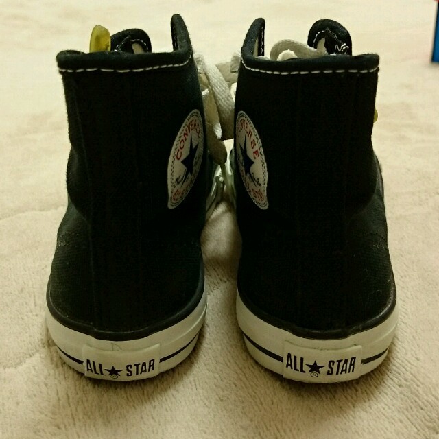 CONVERSE(コンバース)のコンバース 黒 17cm キッズ/ベビー/マタニティのキッズ靴/シューズ(15cm~)(スニーカー)の商品写真