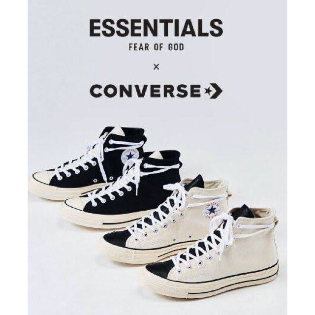 FEAR OF GOD(フィアオブゴッド)の国内未発売　FOG ESSENTIALS × CONVERSE 28cm メンズの靴/シューズ(スニーカー)の商品写真