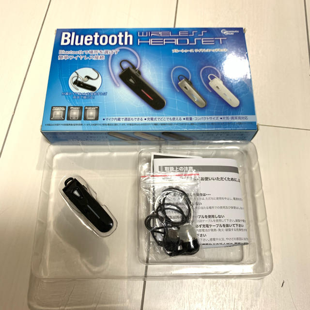 スマホ&パソコン【Bluetooth イヤホン】iPhone・Android対応 スマホ/家電/カメラのオーディオ機器(ヘッドフォン/イヤフォン)の商品写真