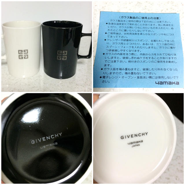 GIVENCHY(ジバンシィ)の新品 GIVENCHY マグカップセット インテリア/住まい/日用品のキッチン/食器(グラス/カップ)の商品写真