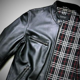 バーバリーブラックレーベル(BURBERRY BLACK LABEL)のバーバリーブラックレーベル ライダースジャケット(ライダースジャケット)