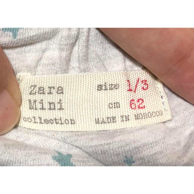 ZARA KIDS(ザラキッズ)のZARA サロペット 62cm 美品 キッズ/ベビー/マタニティのベビー服(~85cm)(カバーオール)の商品写真