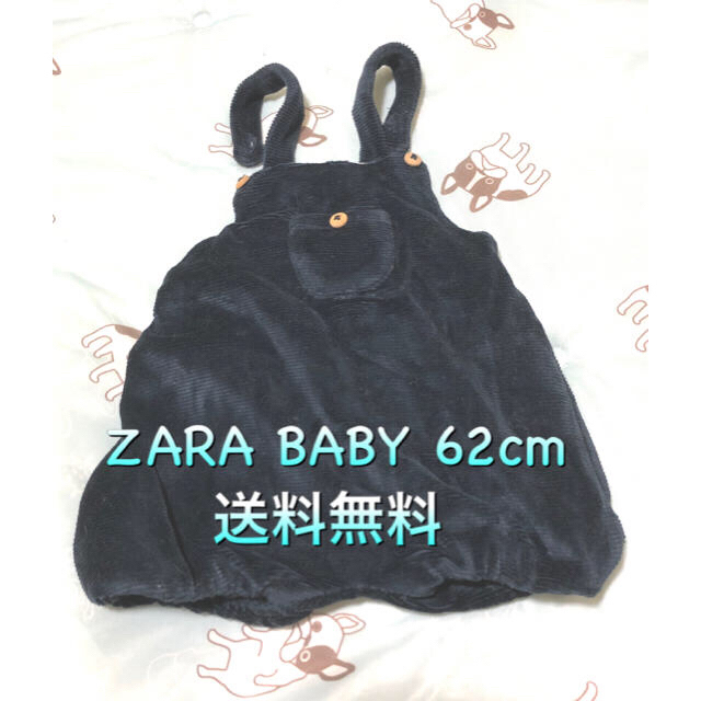 ZARA KIDS(ザラキッズ)のZARA サロペット 62cm 美品 キッズ/ベビー/マタニティのベビー服(~85cm)(カバーオール)の商品写真