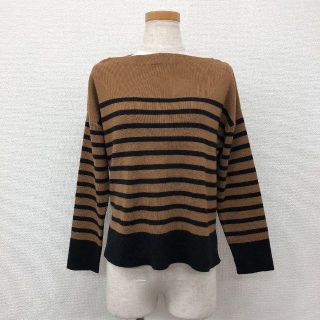 フリークスストア(FREAK'S STORE)の【美品】FREAKS STORE パネルボーダーワイドニット(ニット/セーター)