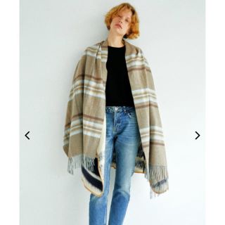 美品☆ジョンストンズ大判ストール☆ドライブリッジ