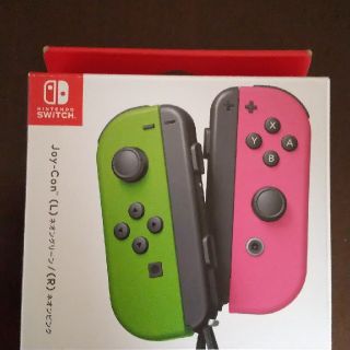 ニンテンドースイッチ(Nintendo Switch)のSwitch　ジョイコン　グリーン&ピンク　新品未開封　定形外郵便での発送(その他)