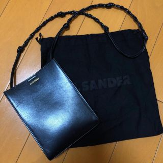 ジルサンダー(Jil Sander)のJIL SANDER タングル スモール ショルダーバッグ ゴールドロゴ(ショルダーバッグ)