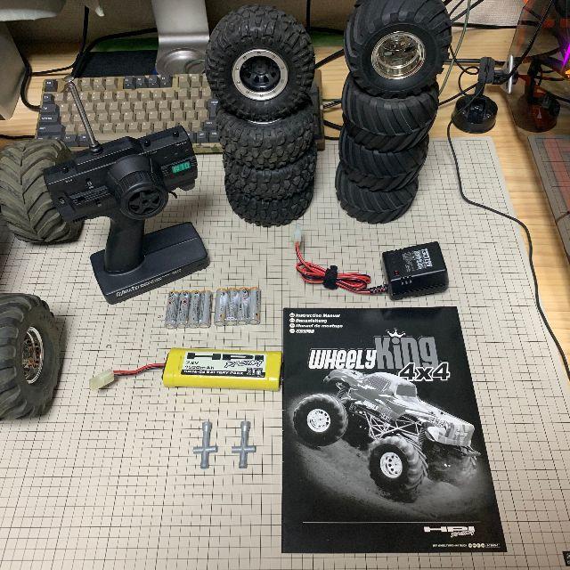 【中古】HPI ウイリーキング4WD RTR　タイヤ、クローラーモーター付 エンタメ/ホビーのおもちゃ/ぬいぐるみ(ホビーラジコン)の商品写真