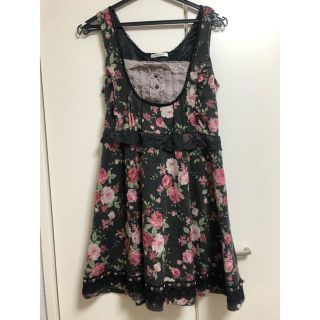 アクシーズファム(axes femme)のaxes femme 花柄ワンピース(ミニワンピース)