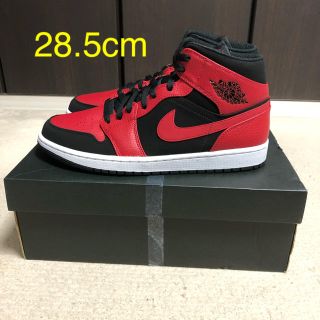 ナイキ(NIKE)の新品 NIKE AIR JORDAN 1 MID BRED 28.5cm(スニーカー)