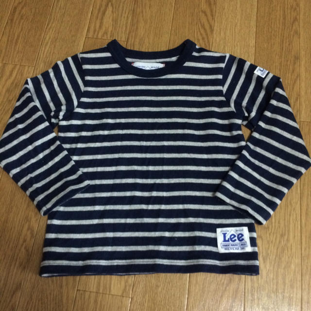 Lee(リー)のLee ボーダーロンT♡100 キッズ/ベビー/マタニティのキッズ服男の子用(90cm~)(Tシャツ/カットソー)の商品写真