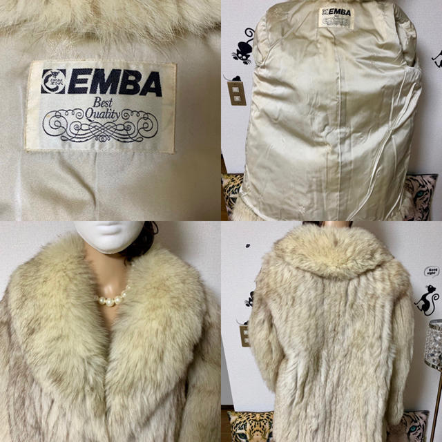 大人気・ブルーフォックス毛皮 EMBA 8，， レディースのジャケット/アウター(毛皮/ファーコート)の商品写真