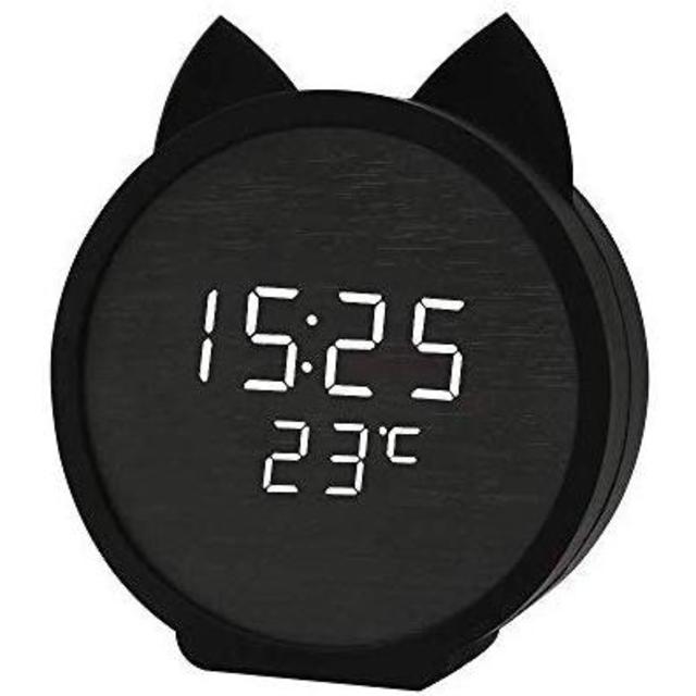 Sunoky 目覚まし時計 木製 ねこ デジタル 置き時計led ブラックの通販 By やじま S Shop ラクマ Sunoky 目覚まし時計 木製 ねこ デジタル 置き時計led ブラックの通販 By やじま S Shop ラクマ