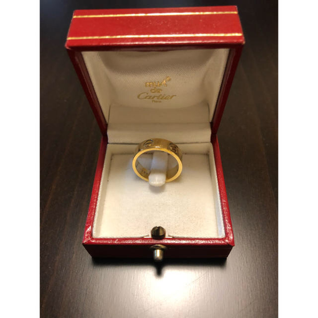 注目ショップ Cartier ラブリング カルティエ - リング(指輪)