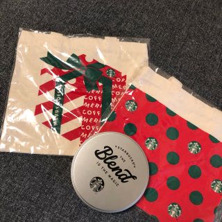 スターバックスコーヒー(Starbucks Coffee)のスターバックス☆クリスマス☆限定トートセット(ノベルティグッズ)