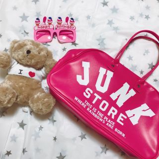 ジャンクストアー(JUNK STORE)のJUNK STORE  ジャンクストアー　ボストンバッグ　カバン　ピンク(その他)