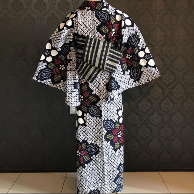 有松絞り 浴衣 レディースの水着/浴衣(浴衣)の商品写真