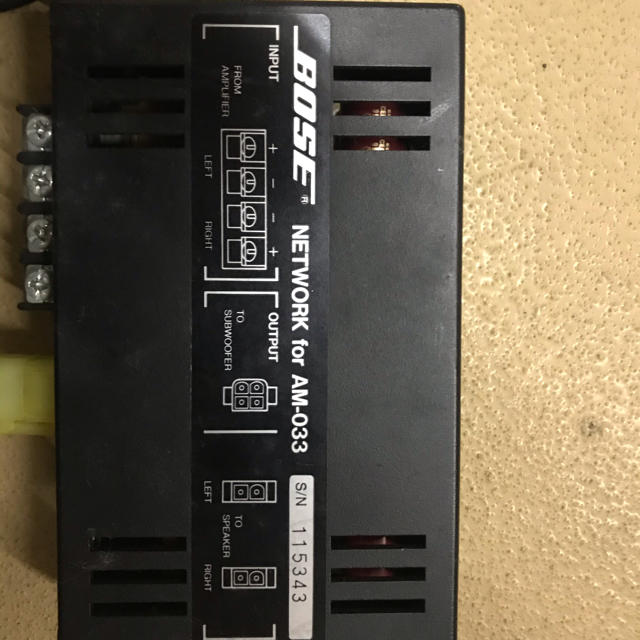 BOSE キャノンウーハー AM-033 - 2