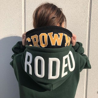 ロデオクラウンズワイドボウル(RODEO CROWNS WIDE BOWL)の新品未使用 グリーン(パーカー)