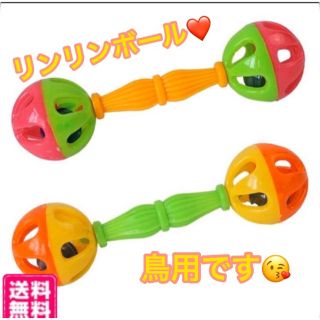 りんりんボール♪バーベル 新品未使用！即購入OK！(鳥)