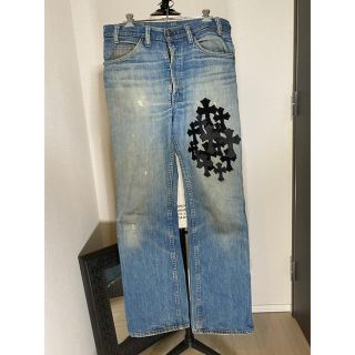 クロムハーツ(Chrome Hearts)のクロムハーツ　デニム　リーバイス　コラボ　ジーンズ　ジーパン　ズボン(デニム/ジーンズ)