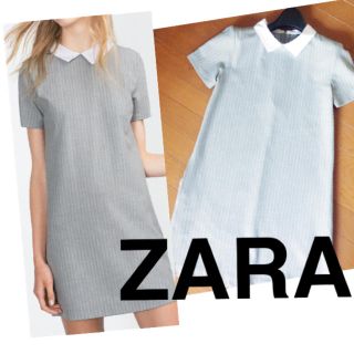 ザラ(ZARA)のザラ ストライプワンピース(ミニワンピース)