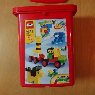 レゴ(Lego)の レゴブロック 赤いバケツ(知育玩具)