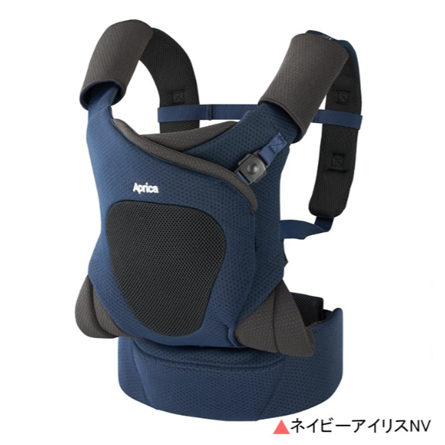 Aprica(アップリカ)の国内正規品 コアラ メッシュプラス ネイビー アイリス キッズ/ベビー/マタニティの外出/移動用品(抱っこひも/おんぶひも)の商品写真