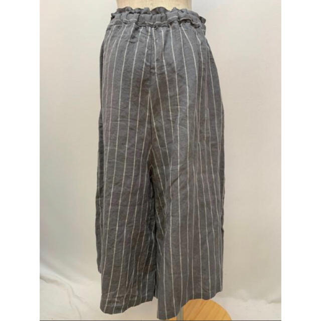 fog linen work(フォグリネンワーク)のfog linen work フォグ リネン ストライプ キュロット パンツ レディースのパンツ(キュロット)の商品写真