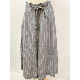 フォグリネンワーク(fog linen work)のfog linen work フォグ リネン ストライプ キュロット パンツ(キュロット)