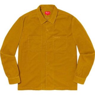 シュプリーム(Supreme)のSupreme Corduroy Shirt Gold 2019FW(シャツ)