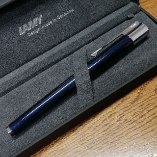 ラミー(LAMY)のラミー限定色スカラ☆カバンサイトブルー☆おまけ付き(ペン/マーカー)