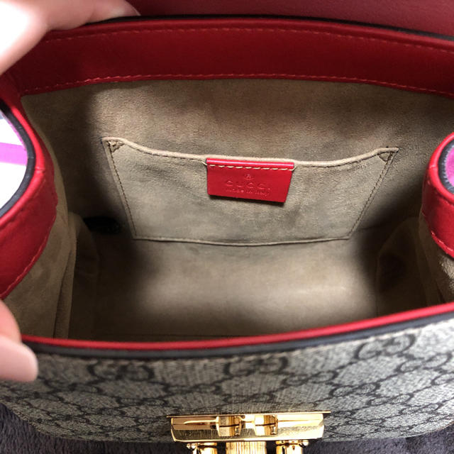 Gucci(グッチ)のGUCCI リュック ピンク＆レッド レディースのバッグ(リュック/バックパック)の商品写真