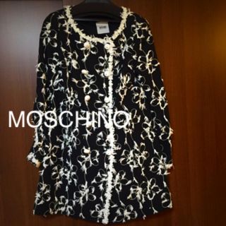 モスキーノ(MOSCHINO)の新品 MOSCHINO コートジャケット(ノーカラージャケット)