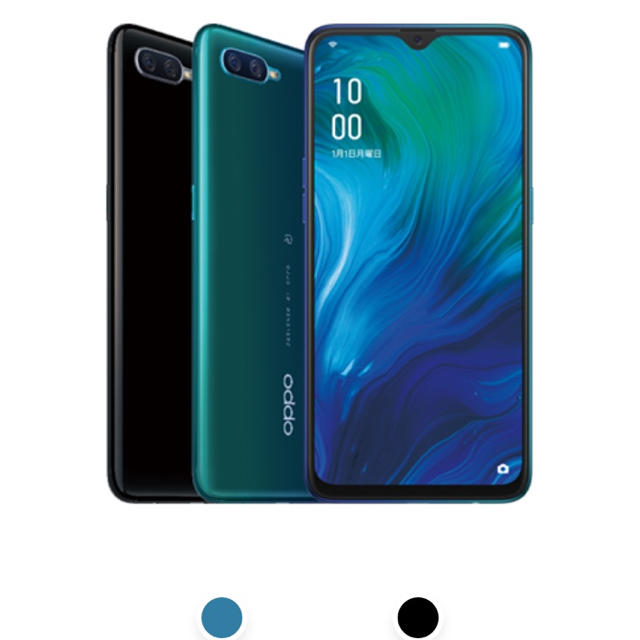 OPPO Reno A 128GB simフリー スマホ ブラック 黒色