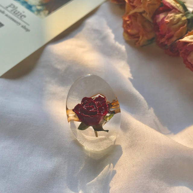 Lochie(ロキエ)のvintage rose ring🥀 ハンドメイドのアクセサリー(リング)の商品写真