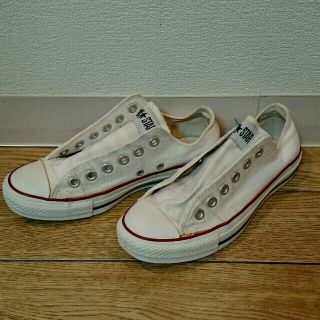 コンバース(CONVERSE)のコンバース 白 23.5cm(スニーカー)