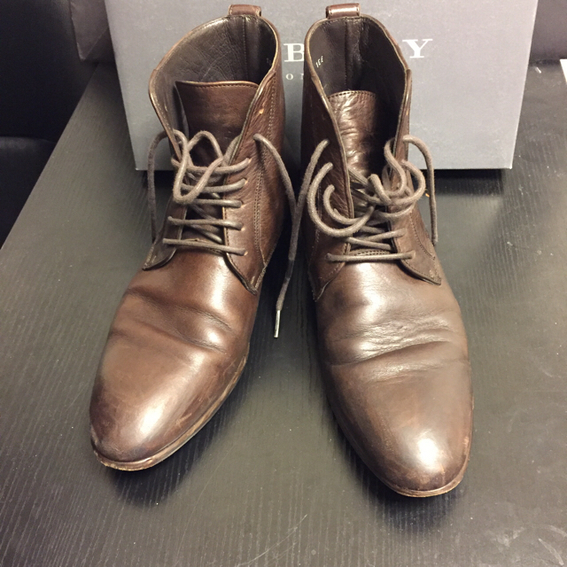 BURBERRY BLACK LABEL - バーバリー 革靴 ブーツ BURBERRYの通販 by MA Shop｜バーバリーブラック