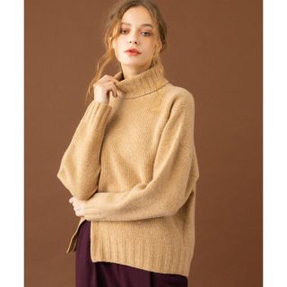 ビューティアンドユースユナイテッドアローズ(BEAUTY&YOUTH UNITED ARROWS)のユナイテッドトウキョウ  タートルネック ニット ベージュ(ニット/セーター)