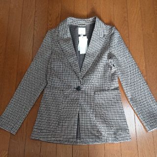 エイチアンドエム(H&M)の【タグつき未使用】 H&M  ガンクラブチェックテーラードジャケット(テーラードジャケット)