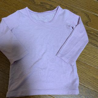 ユニクロ(UNIQLO)のユニクロ　　ヒートテック　長袖　80(肌着/下着)