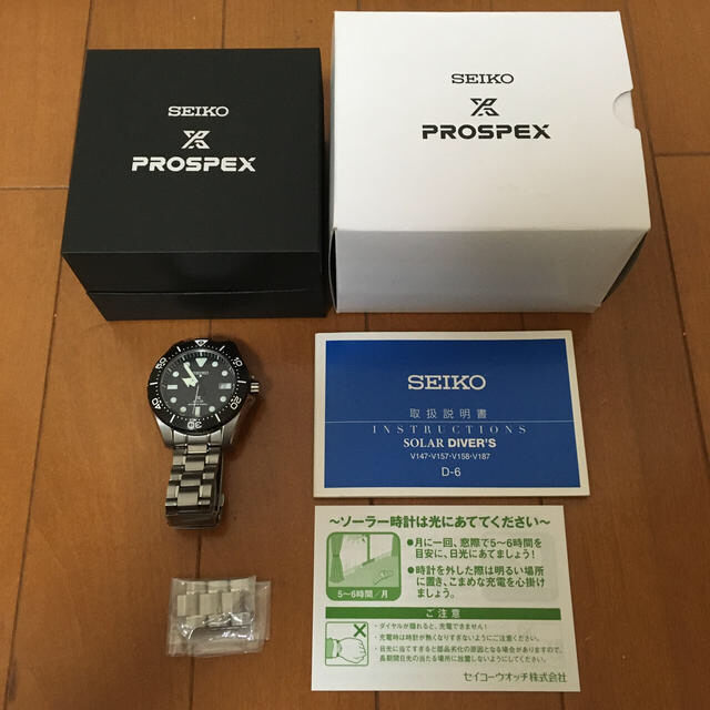 お年玉セール特価】 SEIKO - SBDJ013 ソーラー腕時計 チタン PROSPEX ダイバー かつかつ 腕時計(アナログ) -  