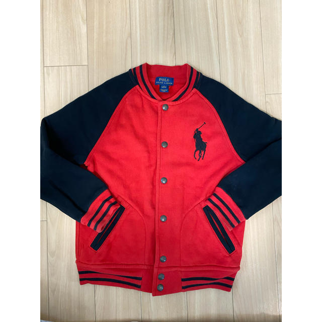 Ralph Lauren(ラルフローレン)のラルフローレン　スタジャン　ビッグポニー　ジャンパー キッズ/ベビー/マタニティのキッズ服男の子用(90cm~)(ジャケット/上着)の商品写真