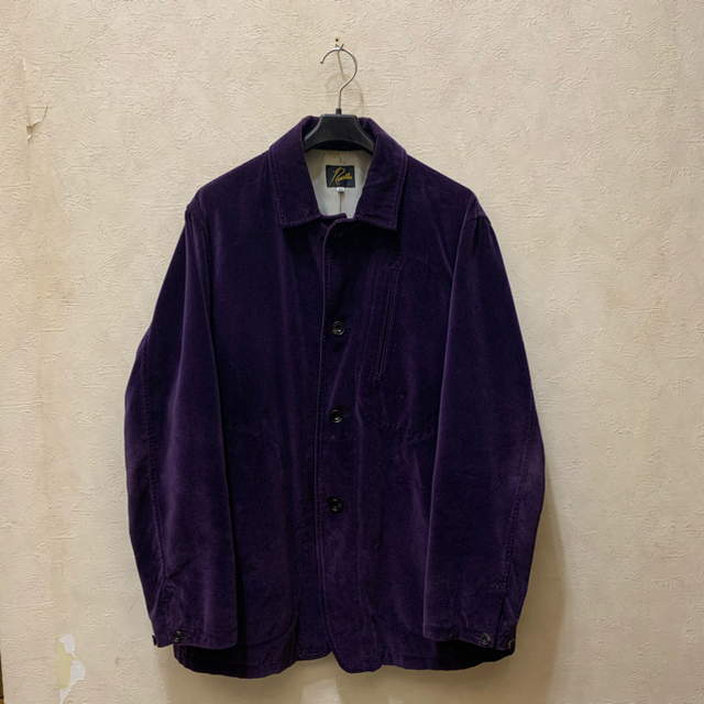 needles arrow jacket velvet purple 18aw