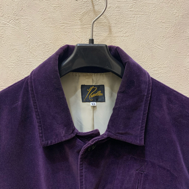 Needles(ニードルス)のneedles arrow jacket velvet purple 18aw メンズのジャケット/アウター(その他)の商品写真