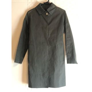 マッキントッシュ(MACKINTOSH)の【最終】古着ミリタリー風　マッキントッシュゴム引きコート(トレンチコート)