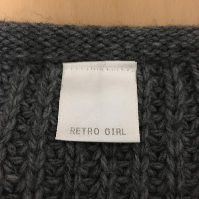 RETRO GIRL(レトロガール)のレトロガールショート丈ニット レディースのトップス(ニット/セーター)の商品写真