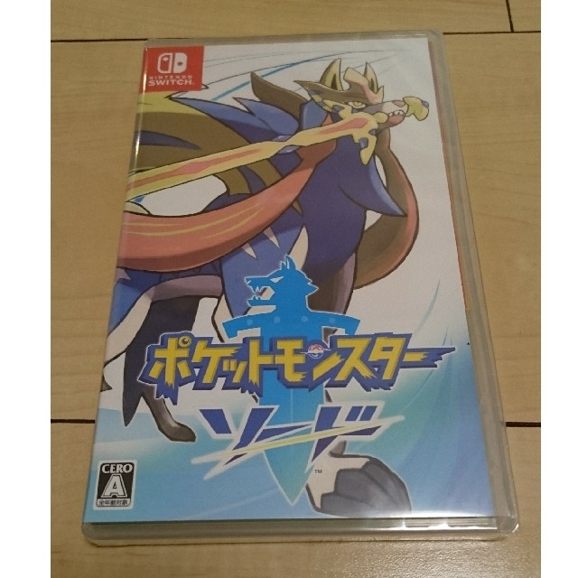 ポケモン(ポケモン)の[新品未開封]ポケモン　ソード エンタメ/ホビーのゲームソフト/ゲーム機本体(家庭用ゲームソフト)の商品写真