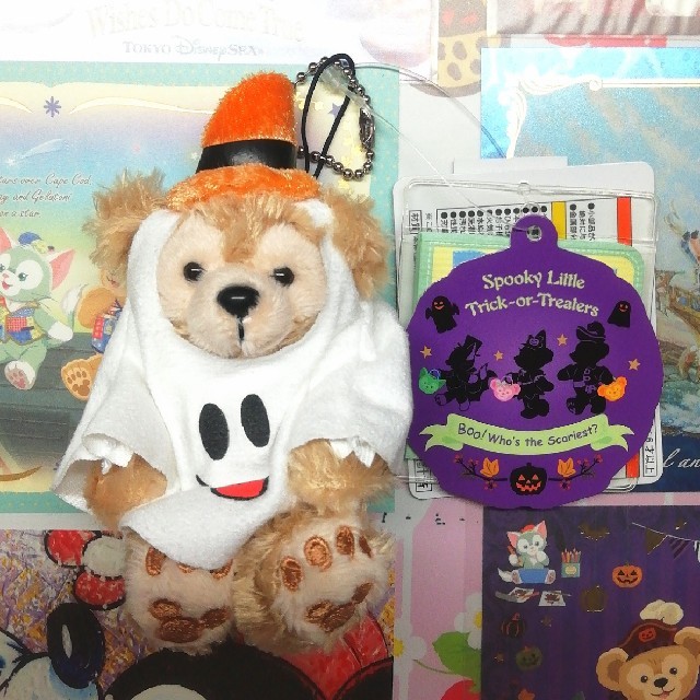 Disney ダッフィー 16年 ハロウィン おばけコスチューム ストラップの通販 By チャイティー S Shop ディズニーならラクマ