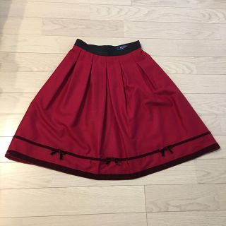 エムズグレイシー(M'S GRACY)の❣️お客様専用です❣️エムズグレーシ🎀リボン秋冬スカート🎀(ひざ丈スカート)